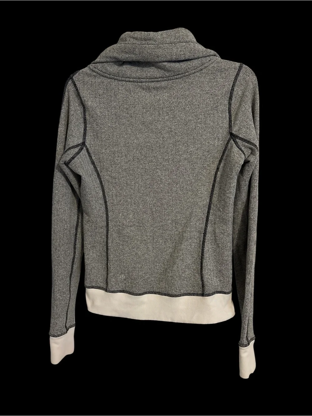 Lululemon Be Present Jacket in the heathered herringbone